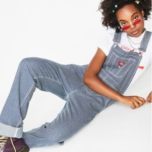 Dickies Hickory Stripe Denim Overalls